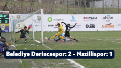 TFF 2. Lig Kırmızı Grup 17. haftasında Belediye Derincespor, konuk