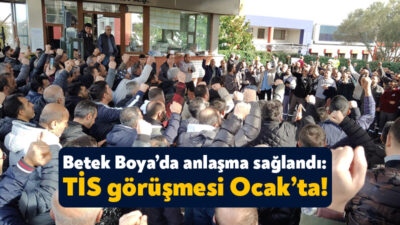 Gebze OSB’de faaliyetlerini sürdürmekte olan Betek Boya fabrikasına Petrol-İş Sendikası’nın