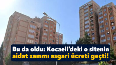 Yuvam Akarca Konutları’nda 2025 yılının aidat zammı asgari ücret artışını