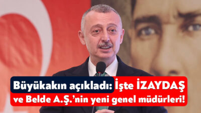Kocaeli Büyükşehir Belediye Başkanı Tahir Büyükakın, İZAYDAŞ ve Belde A.Ş.