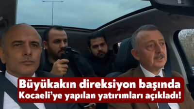 Kocaeli Büyükşehir Belediye Başkanı Tahir Büyükakın dün açılışı gerçekleştirilen Kaşkaldere