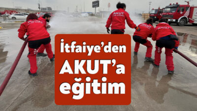 Kocaeli Büyükşehir Belediyesi İtfaiye Dairesi Başkanlığı tarafından AKUT ekibine iki