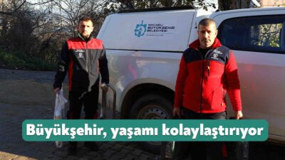 Büyükşehir Belediyesi’nin “Hayata Tutun” projesi sayesinde 65 yaş üstü vatandaşların