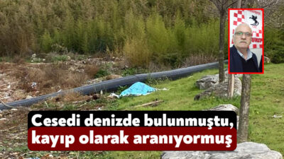 Kocaeli'nin İzmit ilçesinde elleri ve ayakları bağlanmış haldeki cesedi denizden