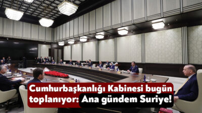 Cumhurbaşkanlığı Kabinesi 15 günlük aranın ardından bugün Beştepe’de toplanacak. Cumhurbaşkanı
