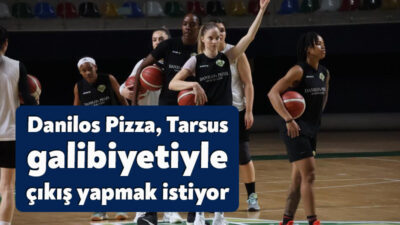 Kadınlar Basketbol Süper Ligi'nde mücadele eden Kocaeli ekibi Danilos Pizza'da