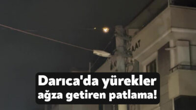Kocaeli'nin Darıca ilçesinde iki mahallede elektrik telleri adeta havai fişek