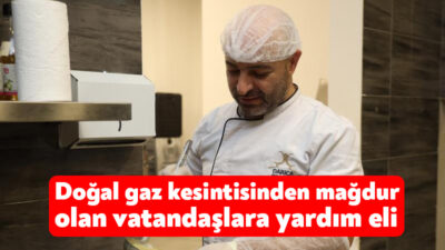 Kocaeli'nin Darıca ilçesinde doğal gaz kesintisi nedeniyle evlerinde yemek yapamayan