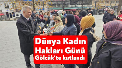 Gölcük Anıtpark'ta düzenlenen tören ile 5 Aralık Dünya Kadın Hakları