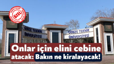 Gebze Teknik Üniversitesi, bünyesinde görev yapmakta olan personellerin taşınması için