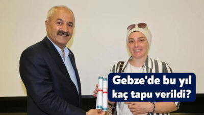 Gebze'de bu yıl 10 milyon 910 bin metrekare alanın imar