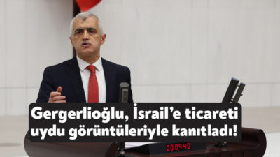 DEM Parti Kocaeli Milletvekili Ömer Faruk Gergerlioğlu genel kurulda yaptığı