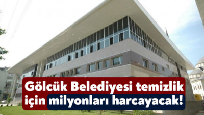 Gölcük Belediyesi kent temizliğinde kullanılmak üzere 11 adet araç kiralayacak.