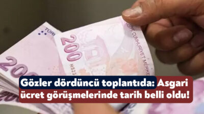 Türkiye’de milyonlarca kişinin beklediği asgari ücrette gözler dördüncü görüşmeye çevrildi.