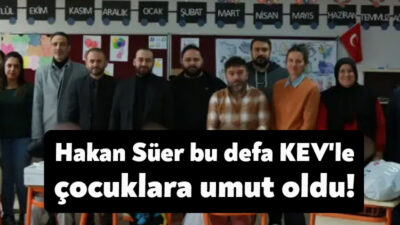 Kocaeli'nin yardımsever isimlerinden, Kocaeli Gündem Gazetesi İmtiyaz Sahibi Hakan Süer