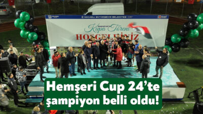 Hemşeri Cup 24’ün final maçında Kocaeli Artvin Batum Havalisi Dernekleri