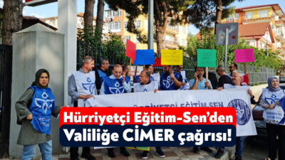 Hürriyetçi Eğitim-Sen CİMER’e yapılan başvurularla ilgili olarak açıklama yaparak, Kocaeli
