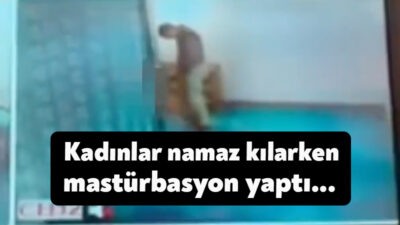 Sakarya Adapazarı'nda şehir merkezinde Tarihi Ağa Camii'nde bir şahsın, kadınların