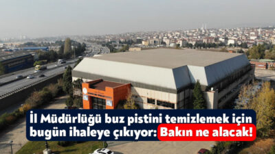 Kocaeli Gençlik ve Spor İl Müdürlüğü olimpik buz sporları salonunun