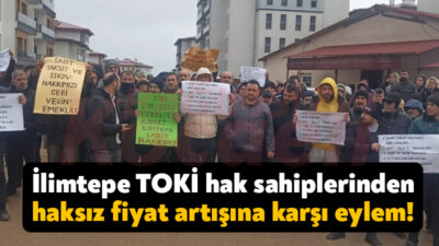 Körfez’in İlimtepe Mahallesi’nde yer alan TOKİ Konutları’nda hak sahipleri bir