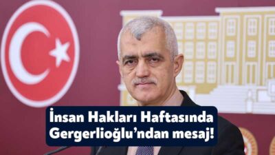 DEM Parti Kocaeli Milletvekili Ömer Faruk Gergerlioğlu, İnsan Hakları haftasını