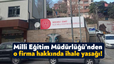 İzmit İlçe Mili Eğitim Müdürlüğü İzmitli şahıs firması olan Eymen