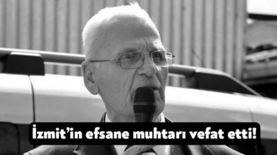İzmit’in Mehmet Ali Paşa Mahallesi’nde 20 yıl aralıksız muhtarlık görevini