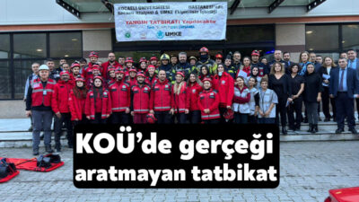 Kocaeli Üniversitesi Hastanesi’nde, olası yangın durumlarına karşı hazırlık seviyesini değerlendirmek