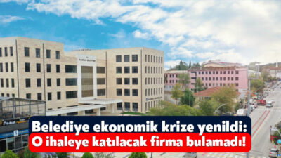 Türkiye’de yaşanan ekonomik kriz kamu ihalelerini de etkiliyor. Kandıra Belediyesi