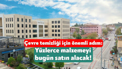 Kandıra Belediyesi sıfır atık biriktirme ekipmanları almak için bugün ihaleye