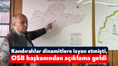 İnşaat çalışması sırasında patlatılan dinamitlerle ilgili konuşan Kandıra Gıda İhtisas
