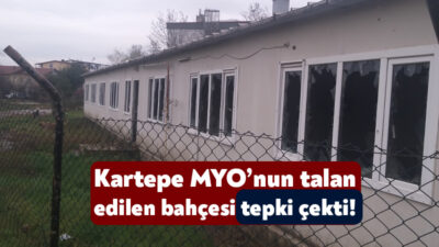 Kartepe Meslek Yüksekokulu’nun taşınmasıyla birlikte okulun bahçesinde bulunan prefabrik binanın