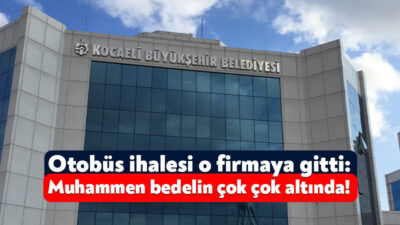 Kocaeli Büyükşehir Belediyesi’nin 6 Kasım’da çıktığı otobüs kiralama ihalesini Tuncay