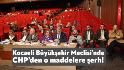 Kocaeli Büyükşehir Belediyesi’nin aralık ayı meclis toplantısı bugün Kocaeli Kongre