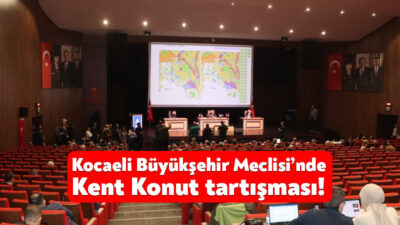 Kocaeli Büyükşehir Belediyesi’nin aralık ayı meclis toplantısı Kocaeli Kongre Merkezi’nde