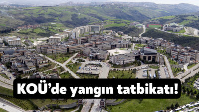 Kocaeli Üniversitesi Hastanesi, olası yangın durumlarına karşı hazırlık seviyesini değerlendirmek