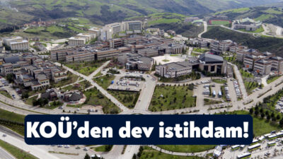 Kocaeli Üniversitesi bünyesinde istihdam edilmek üzere 76 akademik personeli kadrosuna