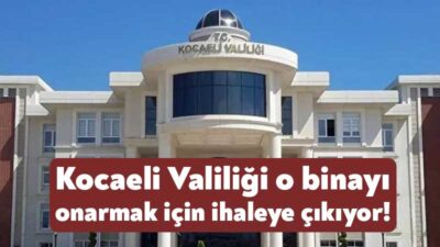 Kocaeli Valiliği Çayırova’da bulunan cemevinin onarılması için 3 Ocak’ta ihaleye