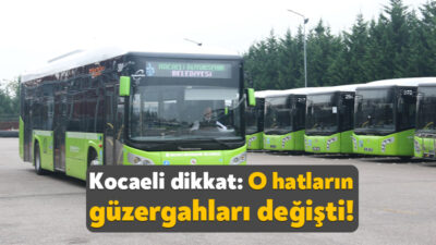 Kocaeli Büyükşehir Belediyesi ekiplerinin Derince’de gerçekleştireceği altyapı çalışmasından dolayı bölge