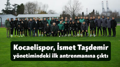 Trendyol 1. Lig ekiplerinden Kocaelispor, yeni teknik direktörü İsmail Taşdemir