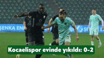 Trendyol 1. Lig’in 16. haftasında Kocaelispor, sahasında karşılaştığı Esenler