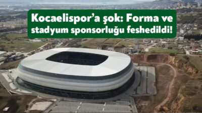 Kocaelispor’un stat ve forma sponsoru Yıldız Entegre’nin sponsorluk sözleşmesini tek