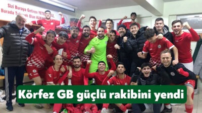 Kocaeli Süper Amatör Liginde mücadele eden Körfez Gençlerbirliği grubun iddialı