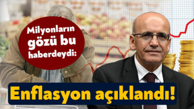TÜİK enflasyon rakamlarını açıkladı. Buna göre, aylık enflasyon yüzde 2,24,