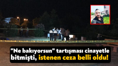 Kocaeli'nin Derince ilçesinde "Ne bakıyorsun" tartışmasında, tanımadığı genci bıçaklayarak öldüren