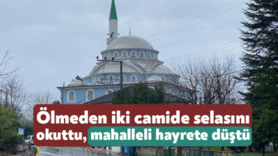 Kocaeli'de bir vatandaş ölmeden kendi selasını okuttu. Selası okunan kişiyi