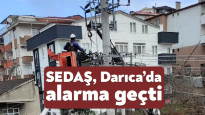 SEDAŞ, Kocaeli’nin Darıca ilçesinde yaşanan doğalgaz kesintileri nedeniyle artan elektrik