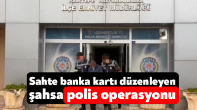 Kocaeli'de sahte banka ve kredi kartı düzenleyip satmadan, güveni kötüye