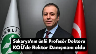 Kocaeli Üniversitesi (KOÜ) Rektörü Prof. Dr. Nuh Zafer Cantürk danışman
