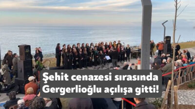 Rize’nin Çayeli ilçesinde şehit Teğmen Ceyhun Kalyoncu için cenaze namazı